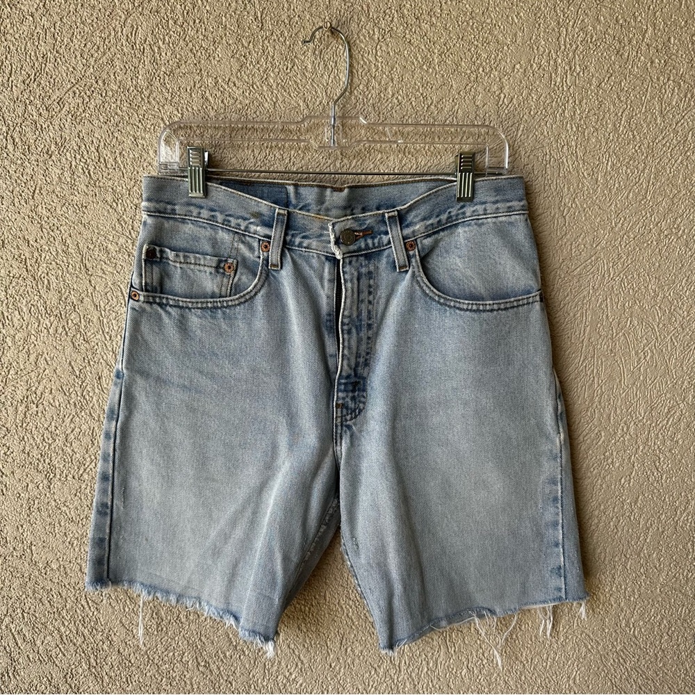 Vintage Levi's 505 31”W Light Blue Jean Unisex Shorts